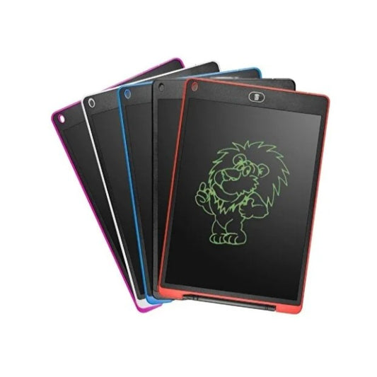 لوح رسم وكتابة LCD ملون مقاس 12 بوصة