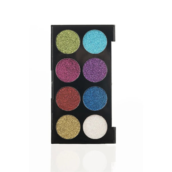 8 Color Glitter Eyeshadow Palette - Set of 2
