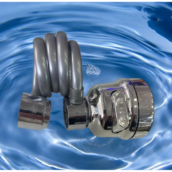 3-Function Faucet Head with Extendable Hose