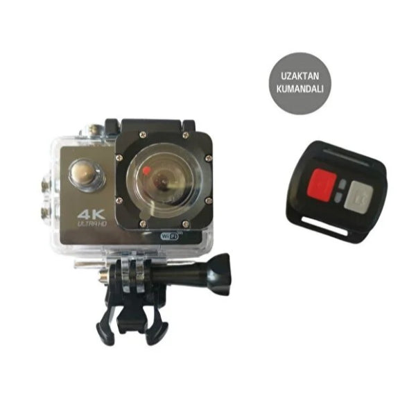 Remote-Controlled 4K Wi-Fi Action Camera