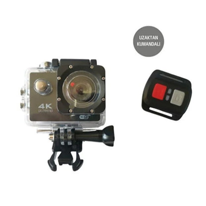 Remote-Controlled 4K Wi-Fi Action Camera