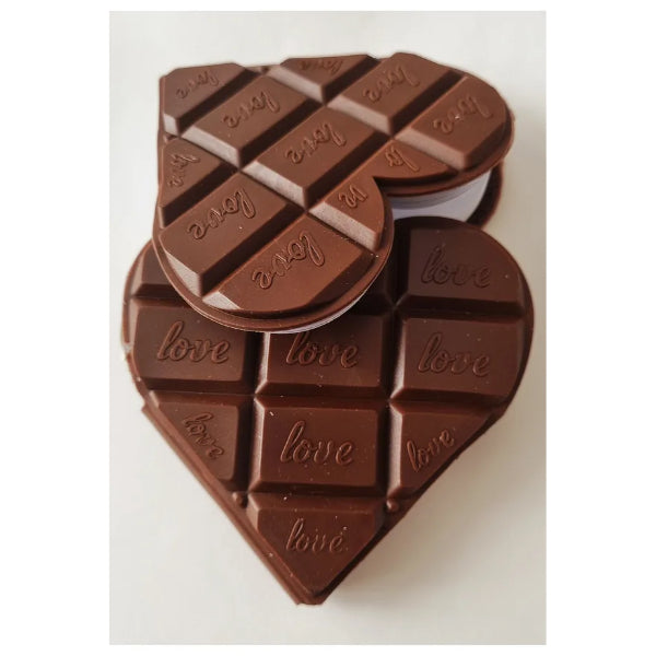 Heart Design Chocolate Notebook