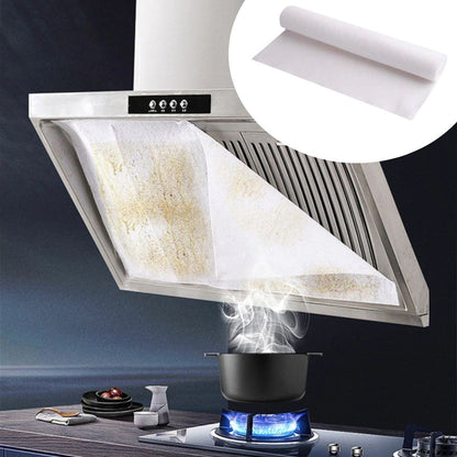 Starixa® 2li Yağ Emici Duman Önleyici Pratik Mutfak Davlumbaz Koruyucu Dayanıklı Yedek Filtre 45x90cm