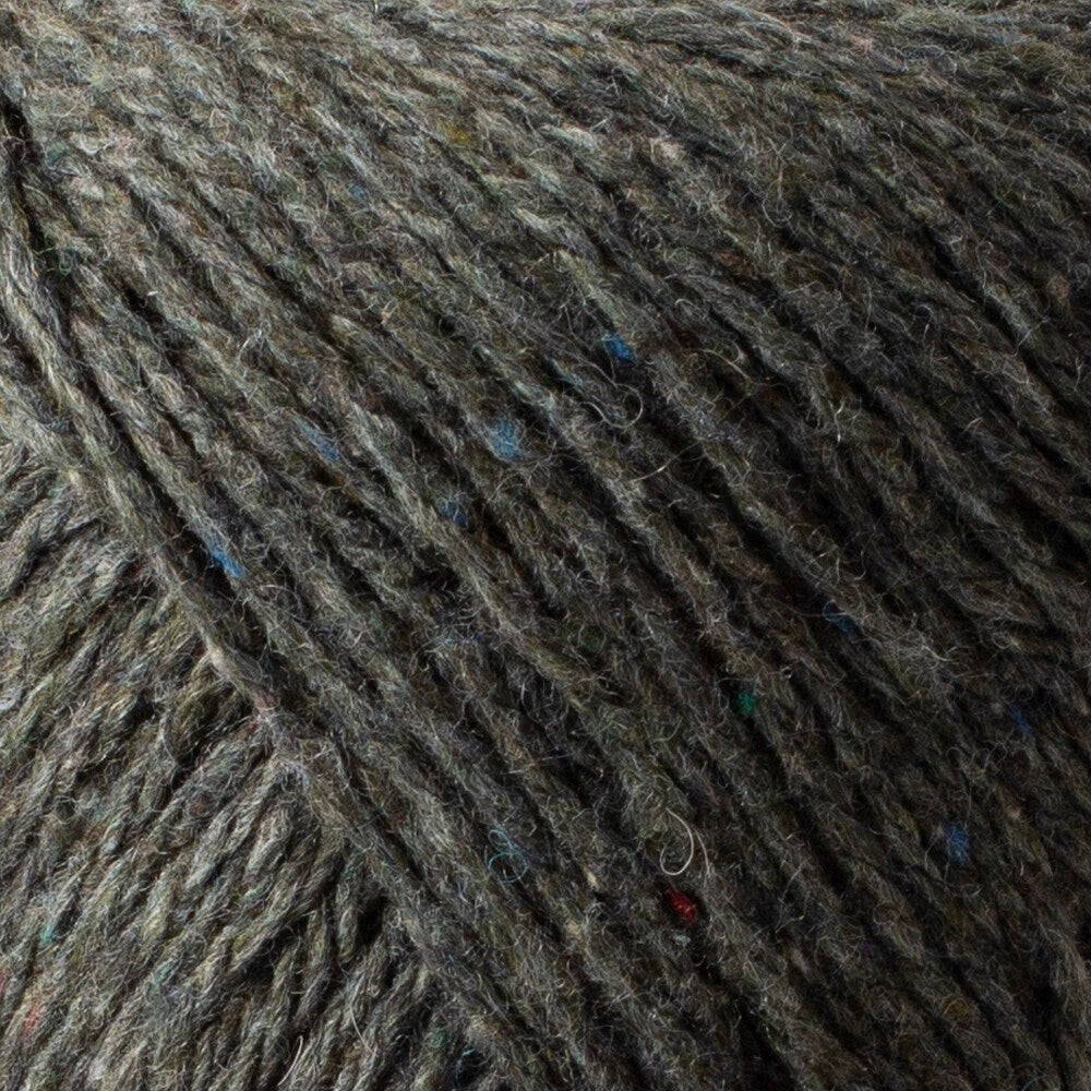 La Mia Re-Tweed خيط حياكة يدوي بلون أخضر مبرقش - L131 - 34405