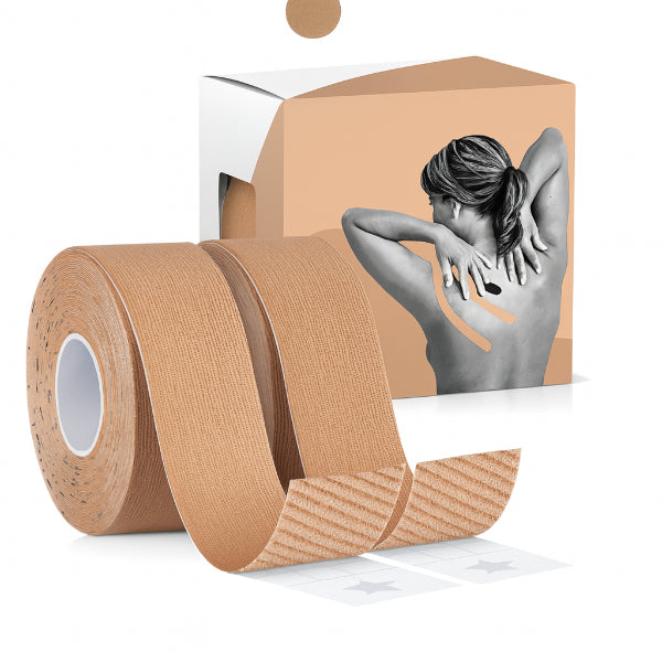 Kinesiology Pain Relief Tape 2.5 cm X 5 m Beige