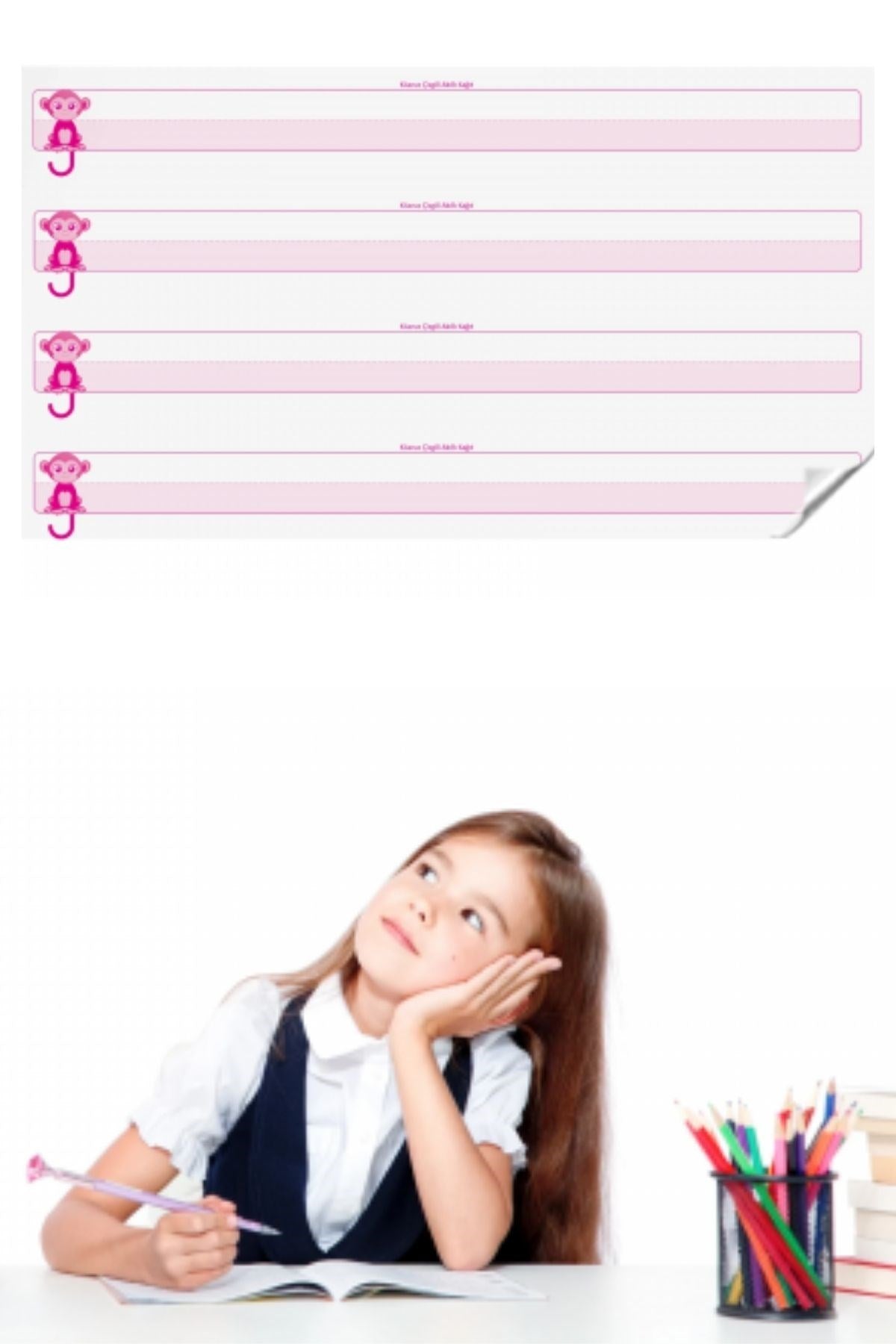 Starixa® Lined Smart Paper Whiteboard Leaves No Trace on the Wall Static Compliant with New Curriculum 100x56cm