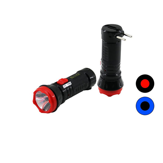 1W TEK LED FİŞ ŞARJLI EL FENERİ UZUN MESAFELİ (5347)