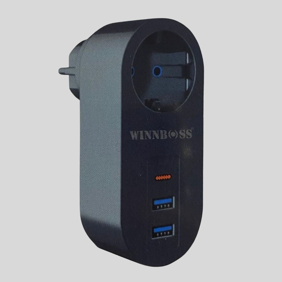 2 USB,1 TYPE-C Girişli 1'li Çocuk Korumalı,Isıya Karşı Dayanıklı 2500Watt Termal Akım Korumalı Priz (5347)