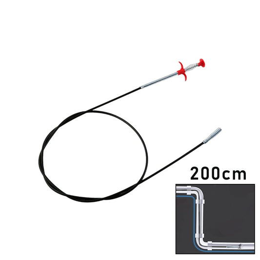 200CM YAYLI - KISKAÇ LAVABO - GİDER VB.TEMİZLEME - ÇOK AMAÇLI ÇUBUK (5347)
