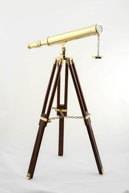 Brass Tripod Telescope