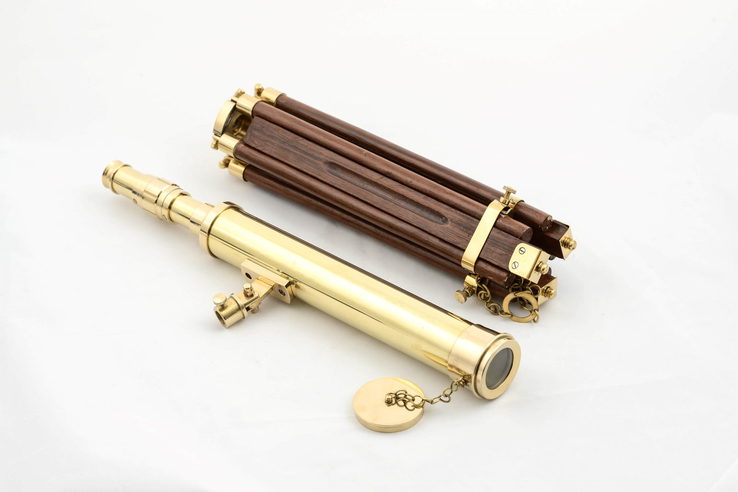 Brass Tripod Telescope