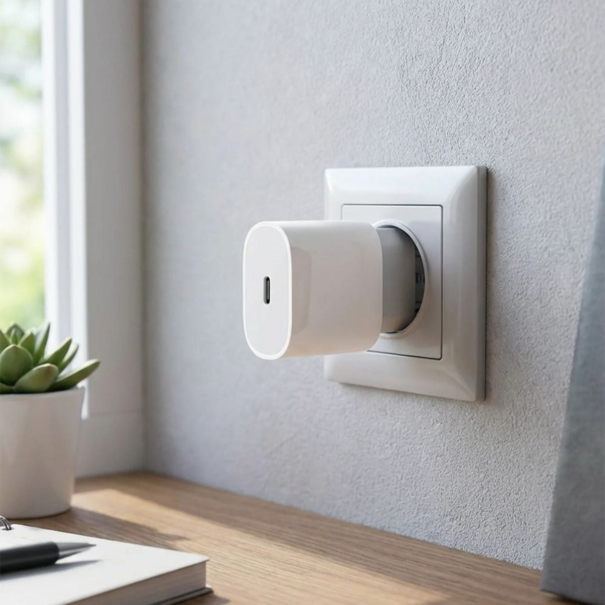 20W USB-C Hızlı Şarj Adaptörü - Power Delivery (PD) Destekli Güç Adaptörü, Güvenli Şarj Başlığı (5347)