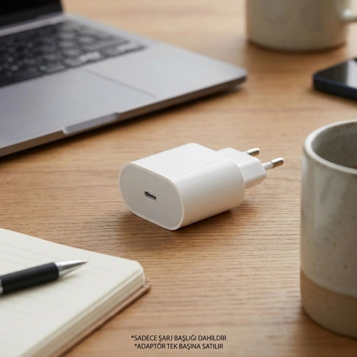 20W USB-C Hızlı Şarj Adaptörü - Power Delivery (PD) Destekli Güç Adaptörü, Güvenli Şarj Başlığı (5347)