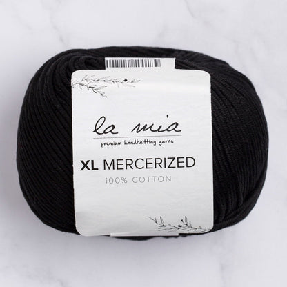 La Mia XL Mercerized Black Hand Knitting Yarn - 1 - 33758