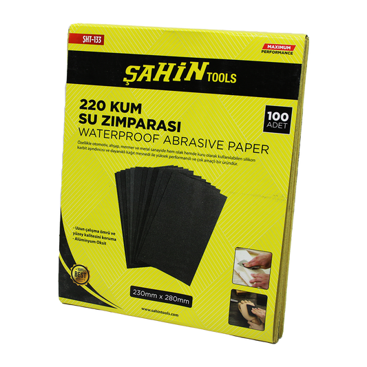 100 ADET 220 KUM KAĞIT SU ZIMPARASI (5347)