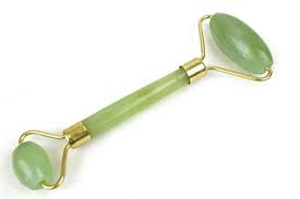 Jade Roller 2-Piece Jade Stone Facial Massager