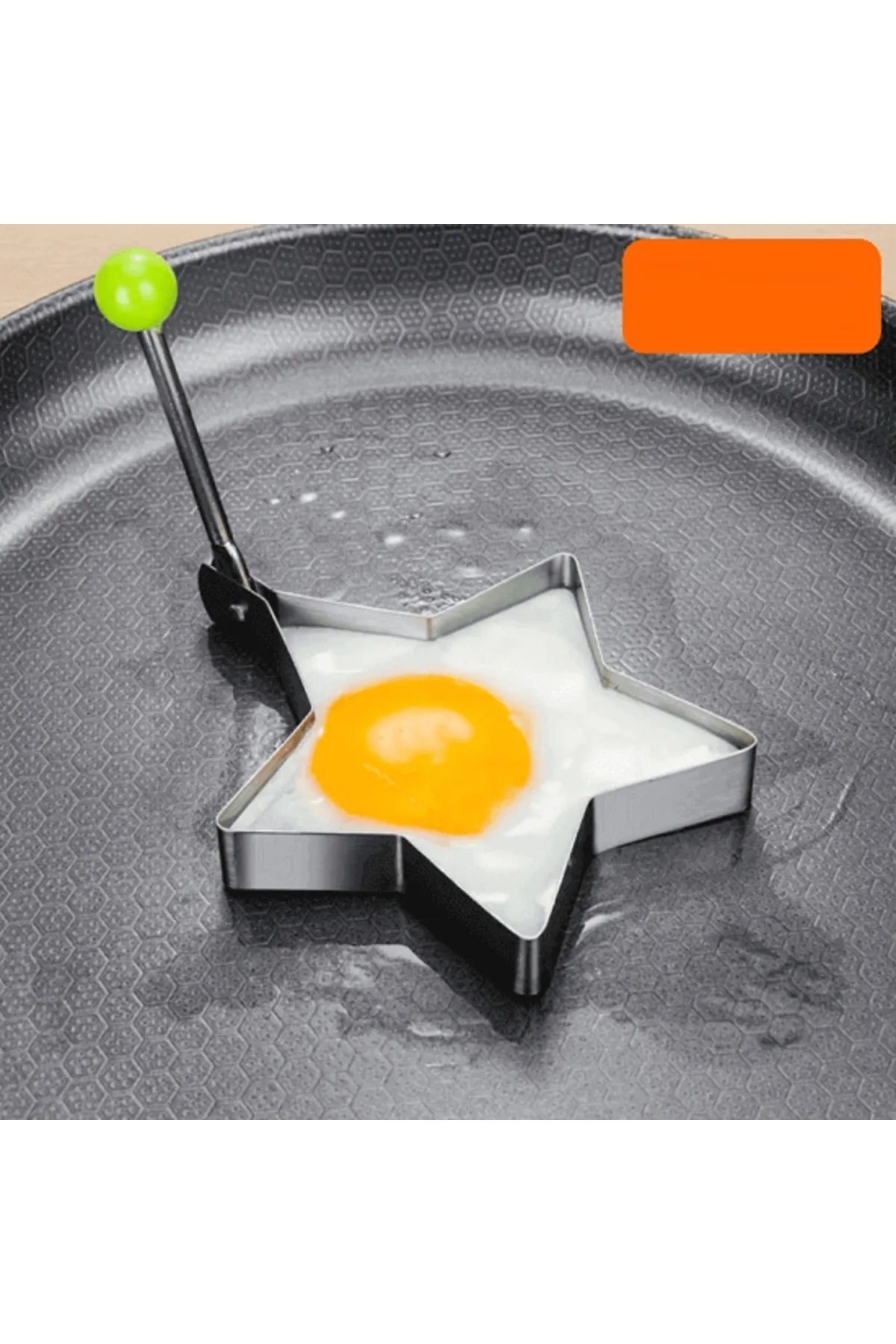 قالب معدني للأومليت والكريب على شكل نجمة