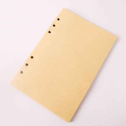 Leather Leaf Pattern Unlined Notebook
