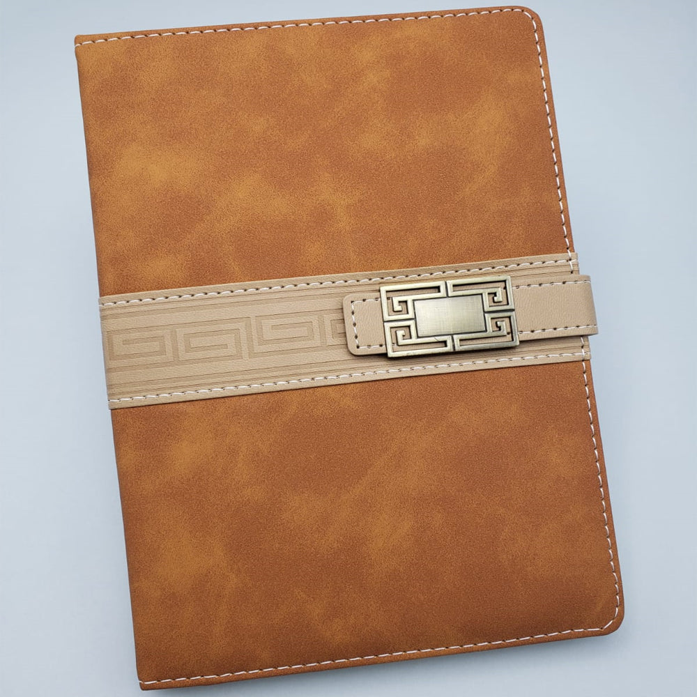 Undated Planner Journal Tan