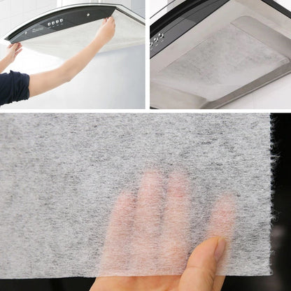Starixa® 2li Yağ Emici Duman Önleyici Pratik Mutfak Davlumbaz Koruyucu Dayanıklı Yedek Filtre 45x90cm
