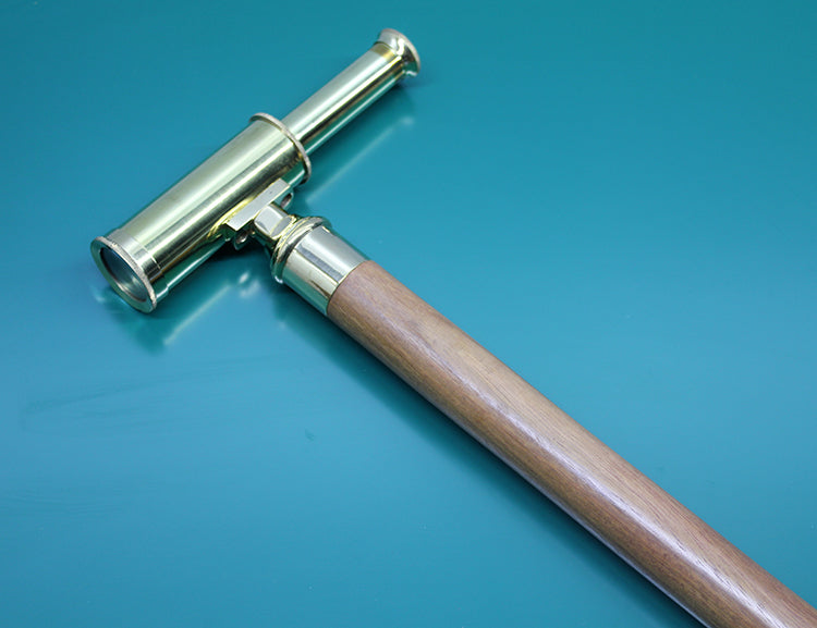 Brass Binoculars Walking Stick