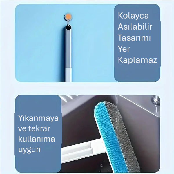 فرشاة إزالة شعر الحيوانات الأليفة ذات المقبض الطويل