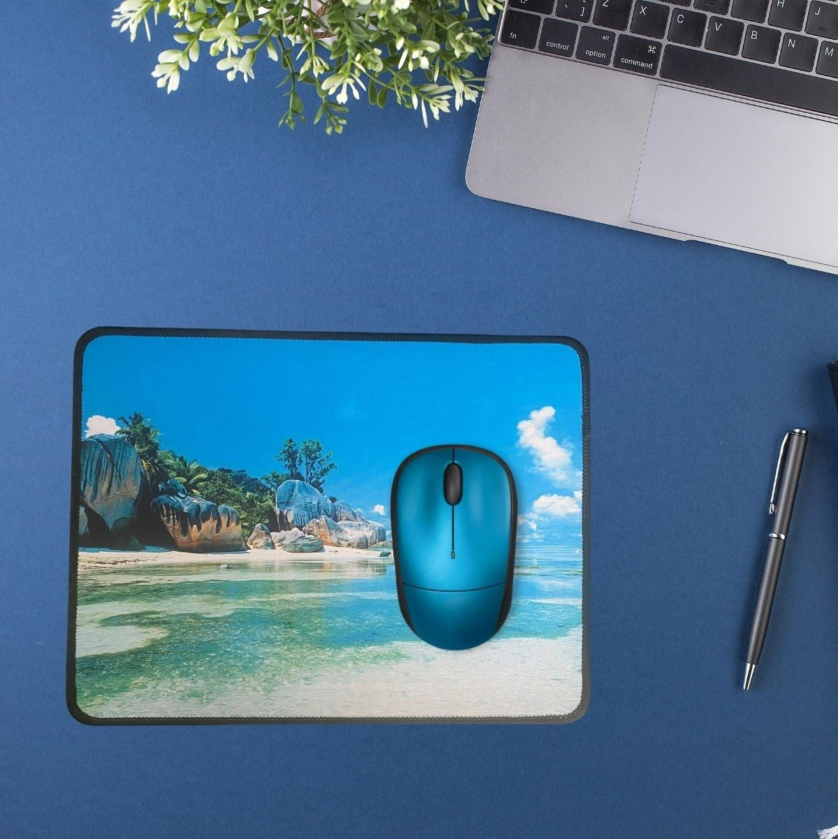 25x32 cm Küçük Boy Mouse Pad Manzara Ada (5347)