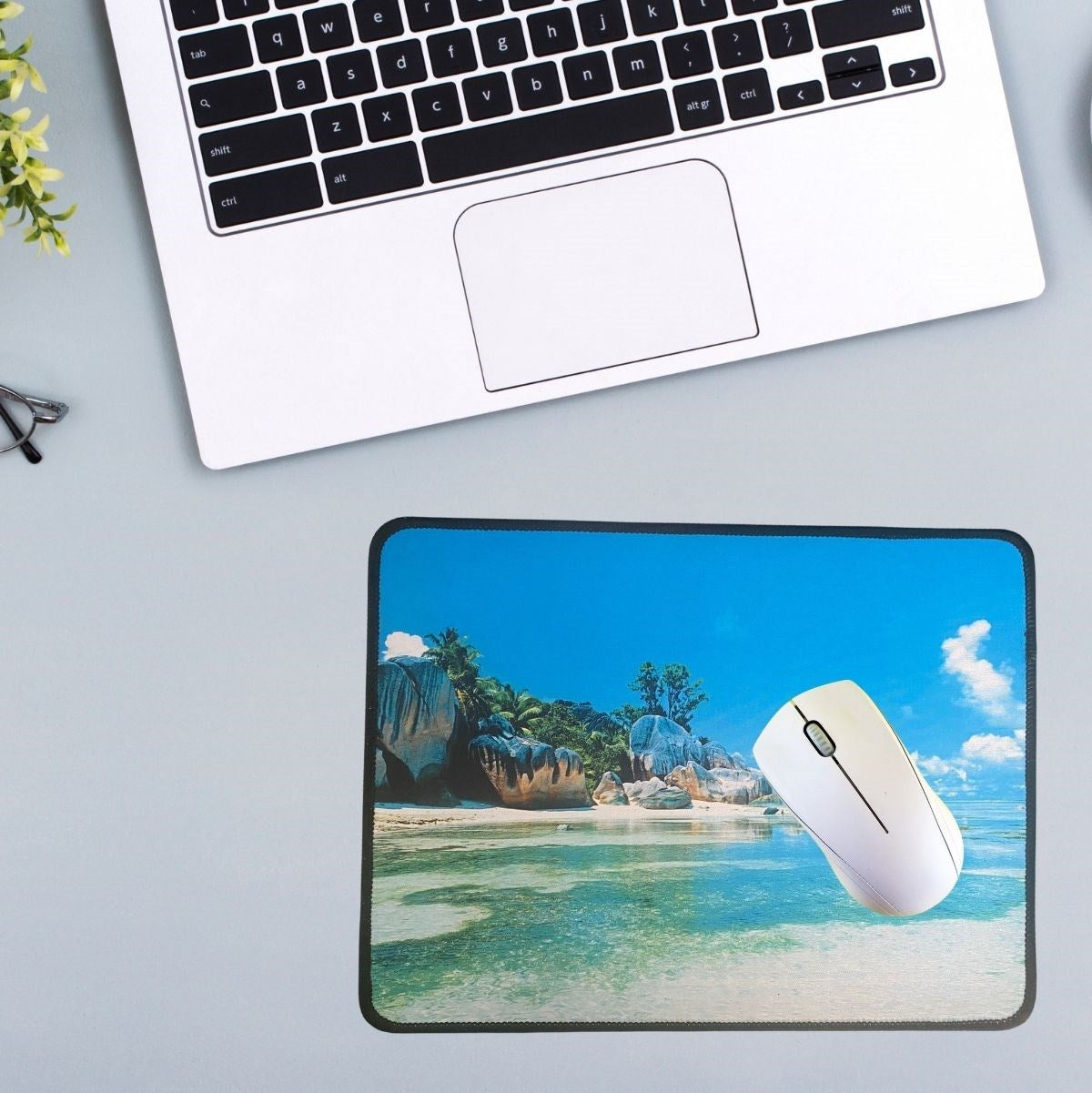 25x32 cm Küçük Boy Mouse Pad Manzara Ada (5347)