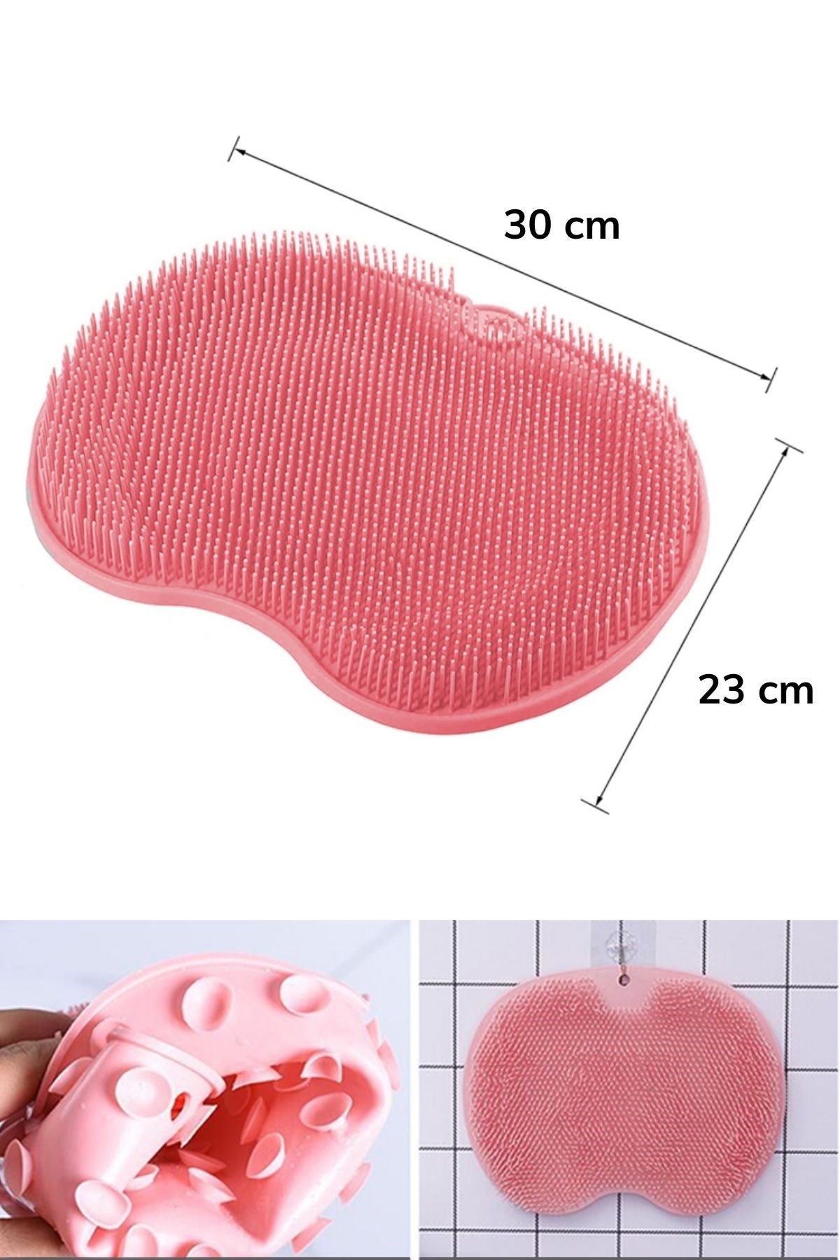 Starixa Çok Amaçlı Esnek Yumuşak Banyo El Ayak Vücut Plastik Duş Matı Plastik Banyo Matı