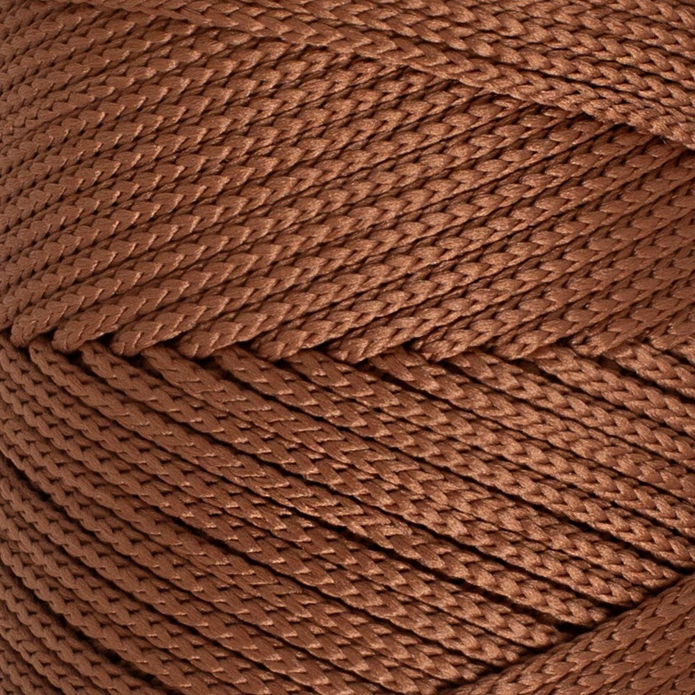 Loren Polyester Soft Macrame Brown Hand Knitting Yarn - LM033 - 34439