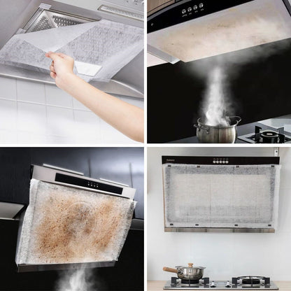 Starixa® 2li Yağ Emici Duman Önleyici Pratik Mutfak Davlumbaz Koruyucu Dayanıklı Yedek Filtre 45x90cm