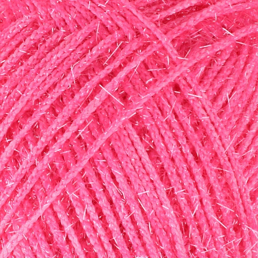 Loren Silver Dark Pink Hand-Knitted Yarn - RS0016 - 34076