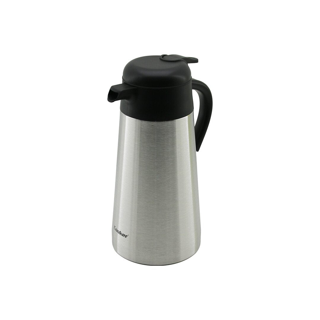2LT 304 ÇELİK TERMOS INOX SERİSİ 12 SAAT SICAK - 24 SAAT SOĞUK ÇİFT CONTALI KAPAK (5347)