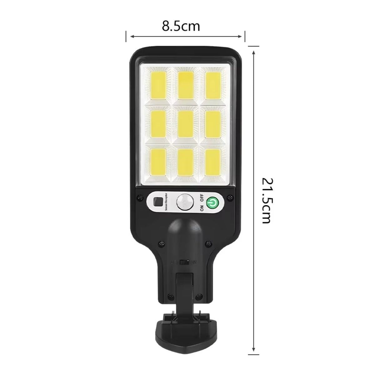 مصابيح جدارية LED تعمل بالطاقة الشمسية مع 3 أوضاع إضاءة مختلفة وجهاز تحكم عن بعد ومناسبة للاستخدام الخارجي (5347)