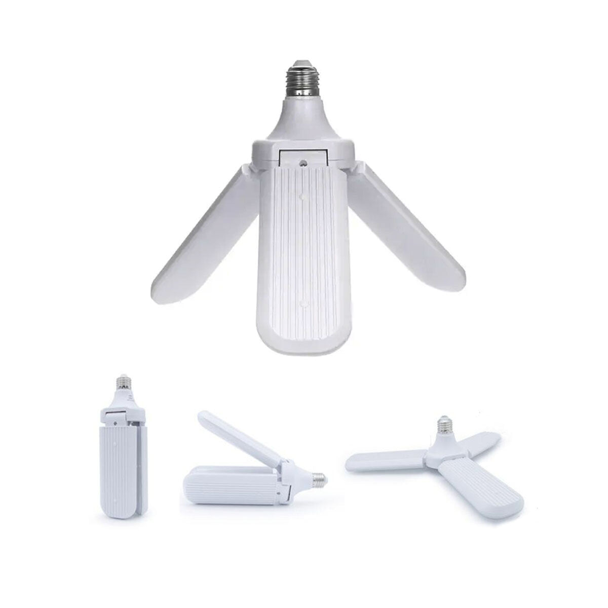 3 KOLLU PERVANE MODELİ BEYAZ LED LAMBA AMPUL 24W - E27 (5347)