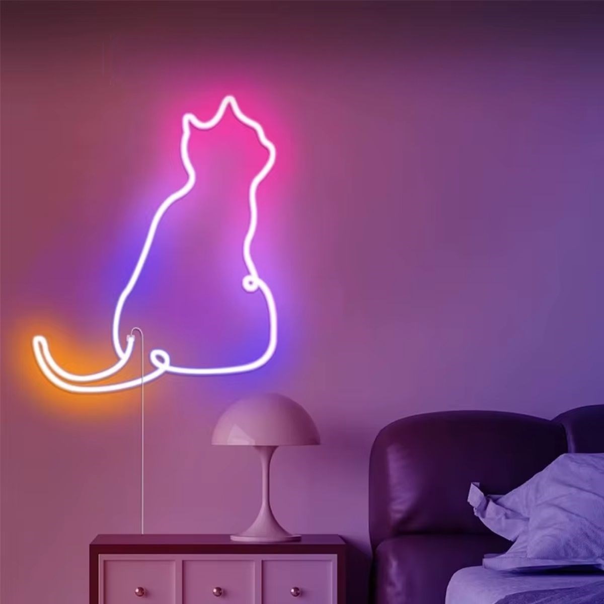 3 Metre Neon LED Işık - Esnek Dekoratif Ortam ve Oda Aydınlatması (5347)