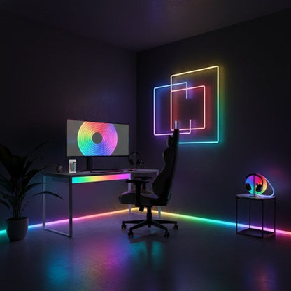 3 Metre Neon LED Işık - Esnek Dekoratif Ortam ve Oda Aydınlatması (5347)