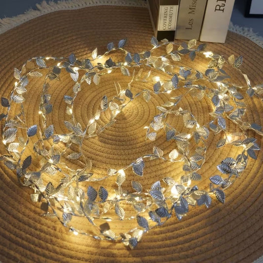 3 Metre Yaldızlı Gümüş LED Işık - Dekoratif Ortam ve Yılbaşı Aydınlatması (5347)