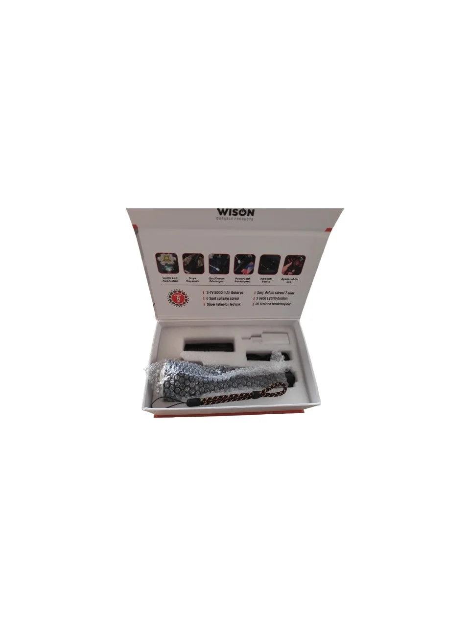 30 Watt 3000 Lümen Uzun Menzilli Fener WS-7878 (5347)