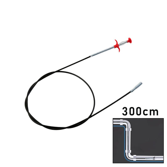 300CM YAYLI - KISKAÇ LAVABO - GİDER VB.TEMİZLEME - ÇOK AMAÇLI ÇUBUK (5347)