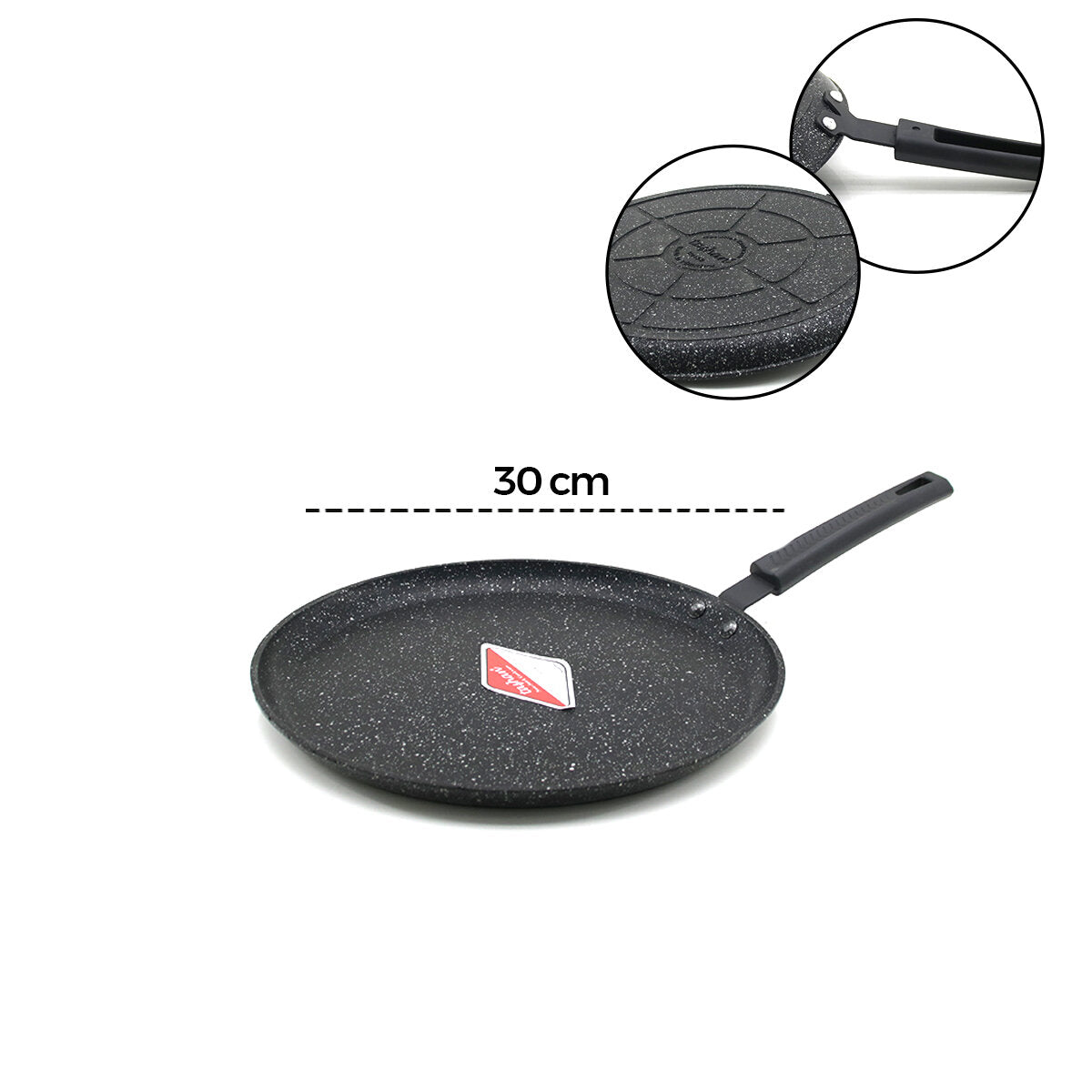 30CM DÖKÜM KREP TAVA (5347)
