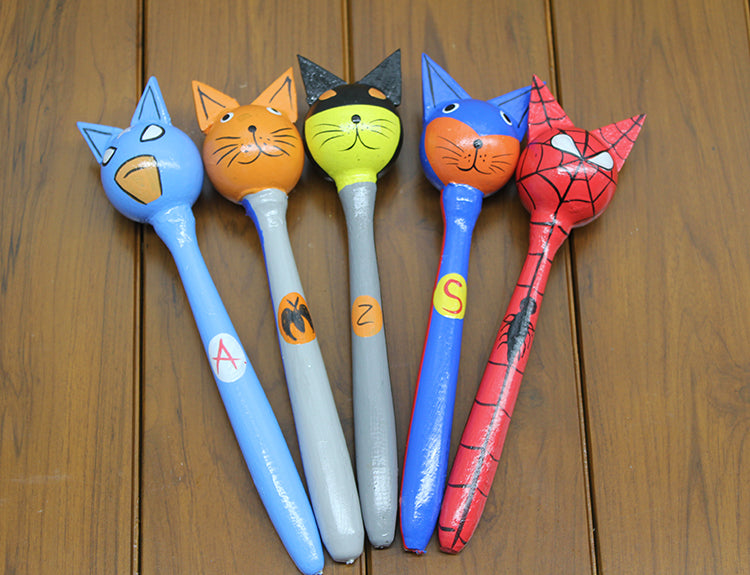 Wooden 5-Piece Maraca Set Model 1