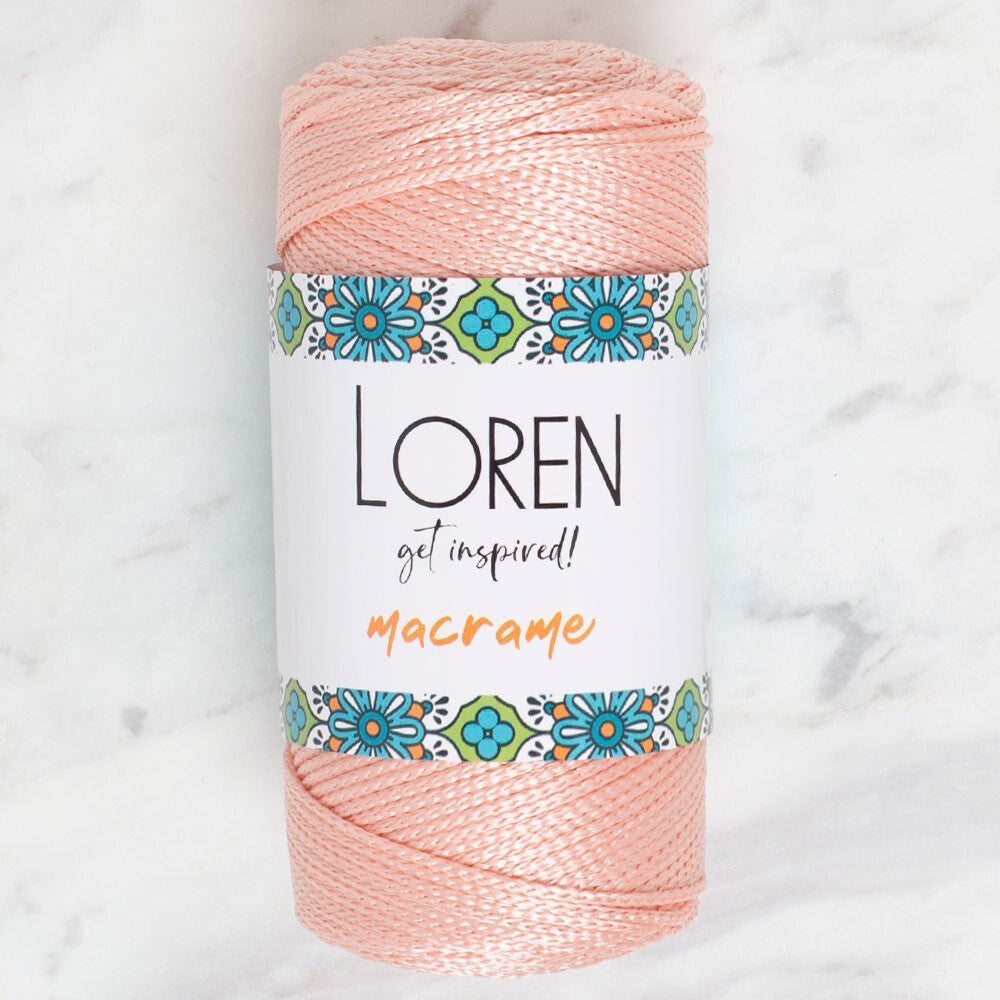 Loren Macrame Light Pink Hand Knitting Yarn - RM 070 - 34342