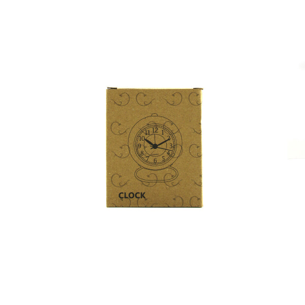 ساعة منبه معدنية دائرية ملونة