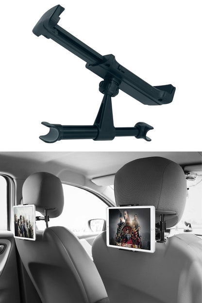 Starixa® Oto Koltuk Arkası Telefon Tablet Tutucu Ayarlanabilir 360 Derece Dönebilen Pratik Stand