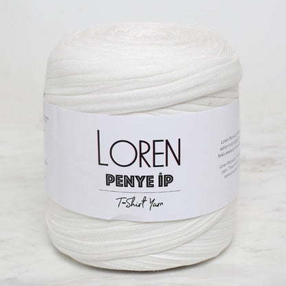 Loren Penye Kumaş El Örgü İpi كريمي فاتح - 43 - 33472