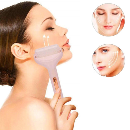 Starixa®  Ice Roller Buz Silindiri Terapi Etkili Yüz Derma Masaj ve Cilt Soğutma Bakım Aleti