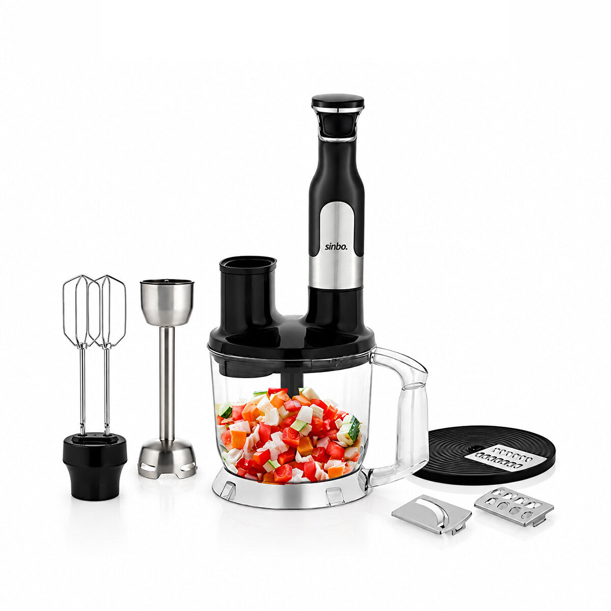 Sinbo El Multi Blender Seti - 2 Litre Hazneli - Paslanmaz Çelik Bıçaklı