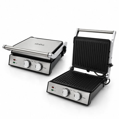 Sinbo Izgara ve Tost Makinesi - Yapışmaz Yüzey - 4 Dilim Kapasiteli