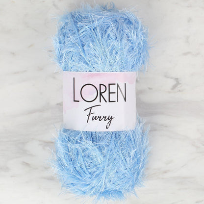 Loren Furry Bebe Mavi خيوط حياكة يدوية - RF007 - 34046